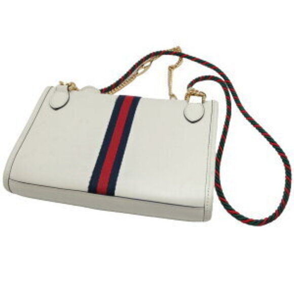 Gucci Tiger Head Raja Sherry Line Bag White Calfskin - Picture 3 of 10